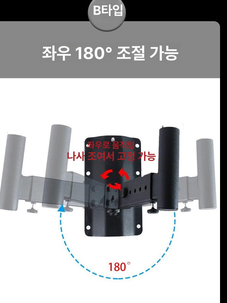 빔프로젝터선반 벽부착 대형 거치대 스피커 빔 회의실 26x36cm 플라스틱 A형 - 상세 이미지 4