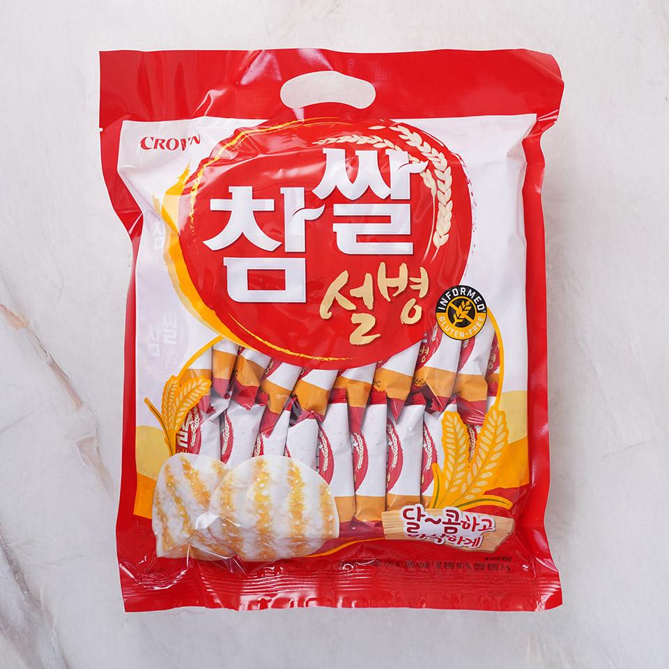 메가마트 크라운 참쌀설병 270g - 상품 이미지