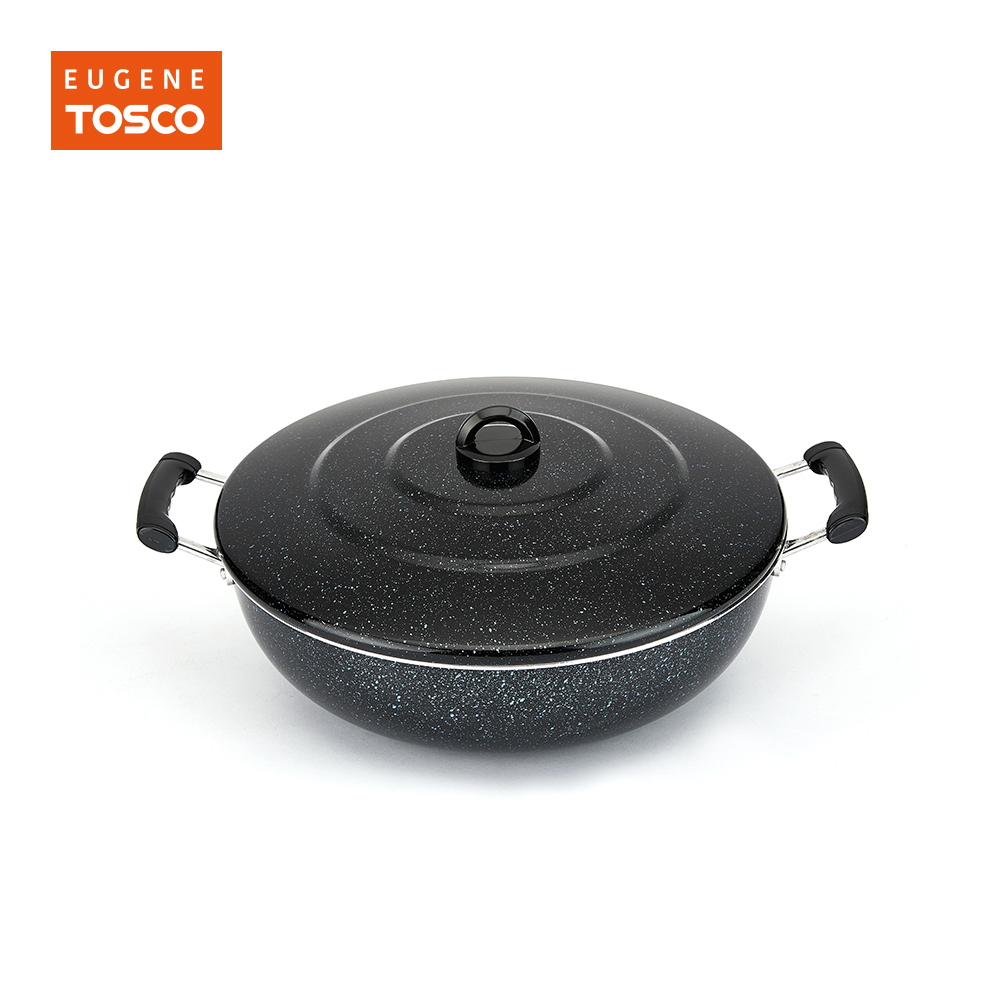 베이직 코팅 튀김팬 대형 업소용 튀김냄비 55cm - 메인 이미지