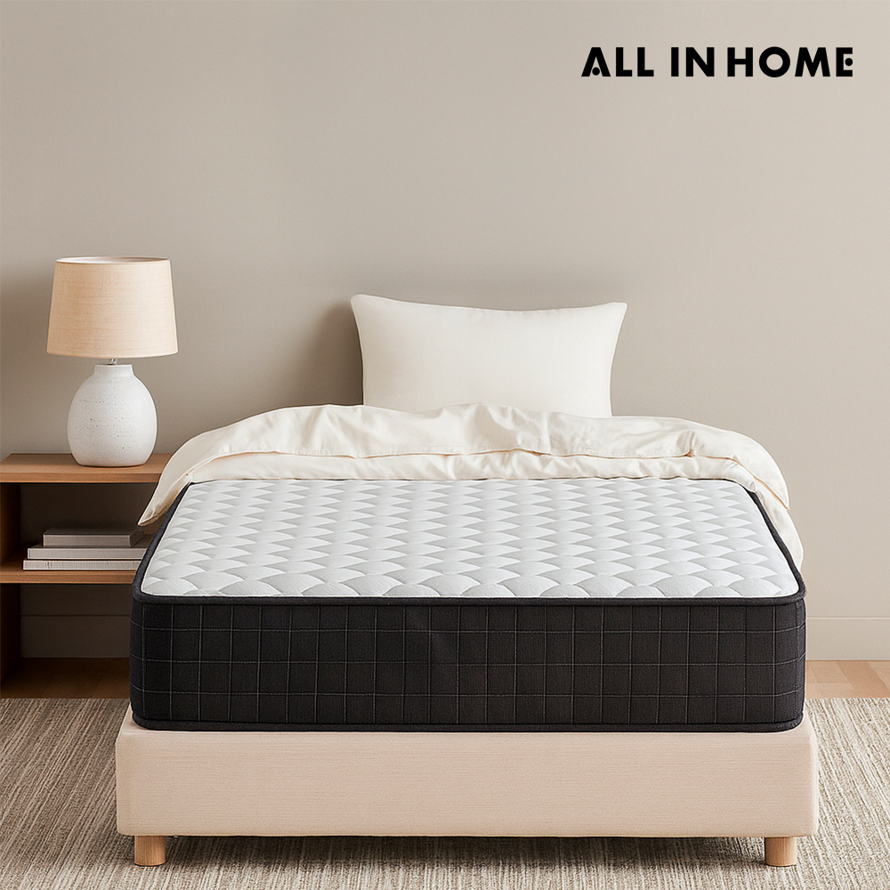 올인홈 롤팩 수면매트 메모리폼 포켓스프링 침대 토퍼 퀸 바닥 매트리스 Q 22cm