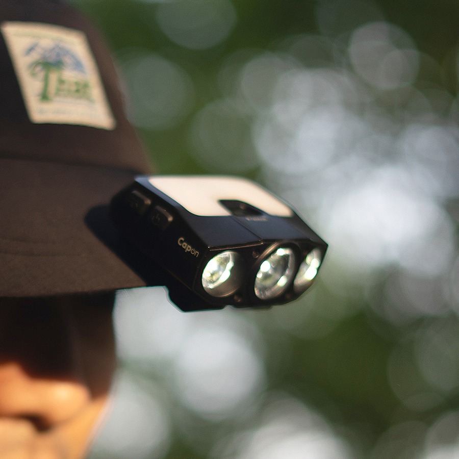 크레모아 캡온 200H+ 캡라이트 모자 헤드랜턴 등산 해루질 안전모 후레쉬 이미지 2