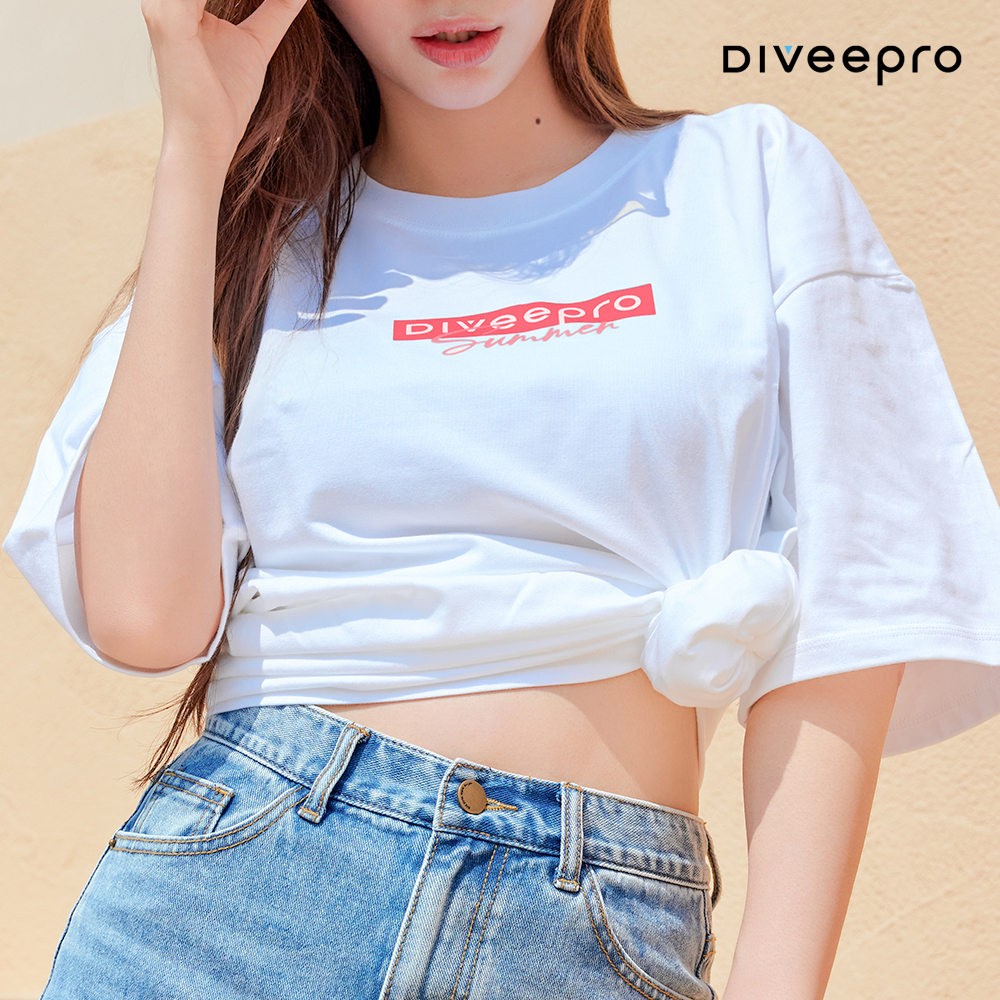 다이비프로 퓨어코튼 32수 베이직 반팔 티셔츠 - 메인 이미지