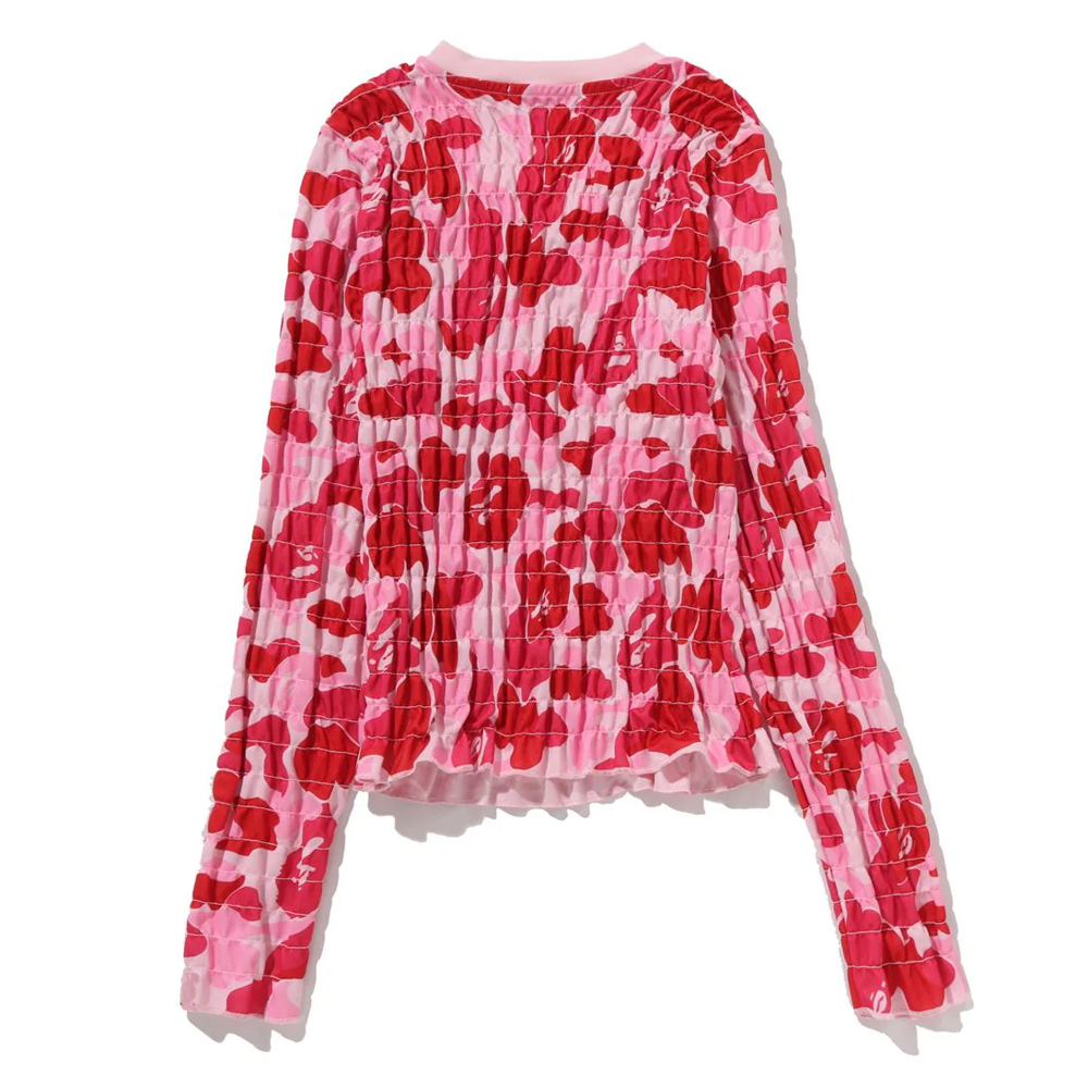 베이프 우먼즈 긴팔티 ABC CAMO SLIM FIT LS TEE 1L80-211-301 - 상세 이미지 2