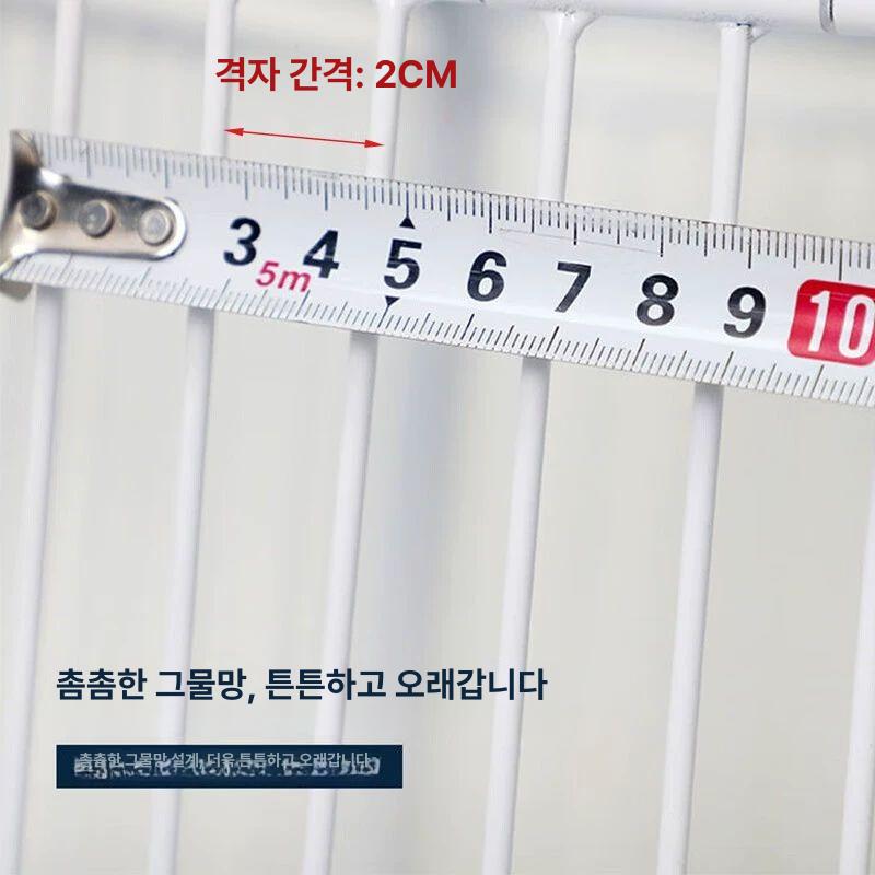 새 덫 철재 자동잠금 그물망 비둘기망 조립식 유해 켄넬 전문 포획망 철제 철망 철장 옥상 70x40x26 2구 있음 - 상세 이미지 5