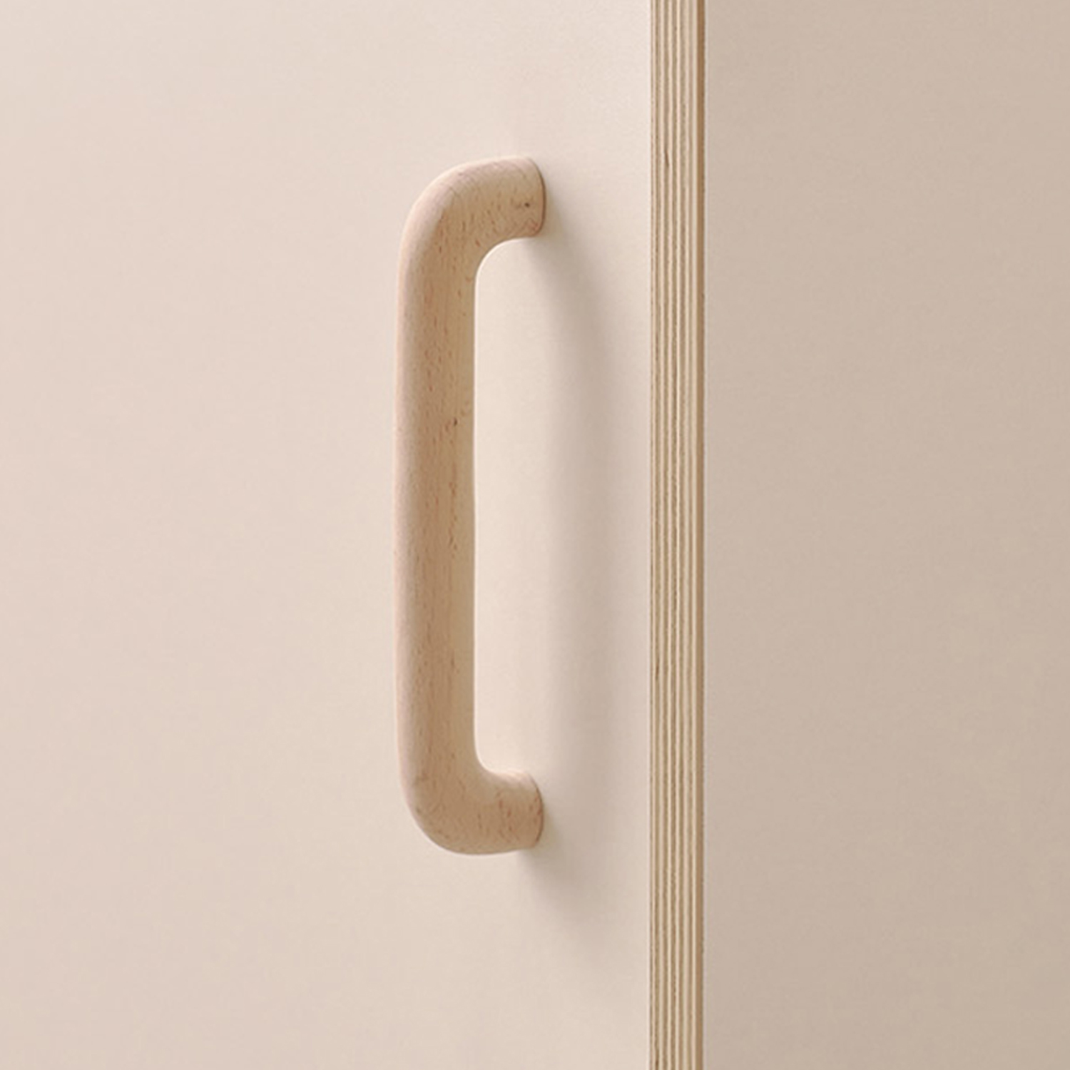슬라이딩 수납장 원목 수납장 베란다 맘마존 800x400x800mm, 2단, 크림화이트