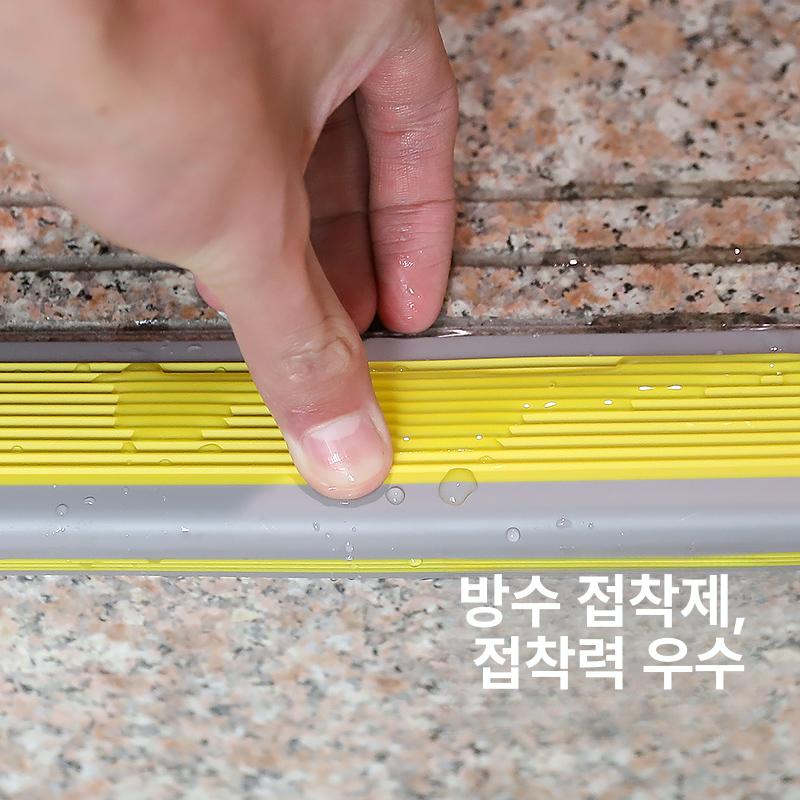 계단 미끄럼방지 패드 논슬립 실내용 야외 안전 L자형 5m 10m 5x2.5cm 접착제 포함 1m 그레이 - 상세 이미지 4