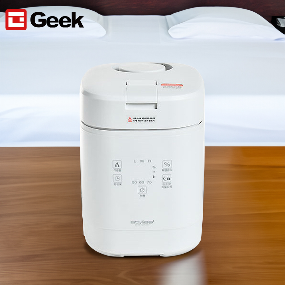 GEEK 가열식가습기 신생아 대용량 살균 밥통가습기 비염예방 3리터