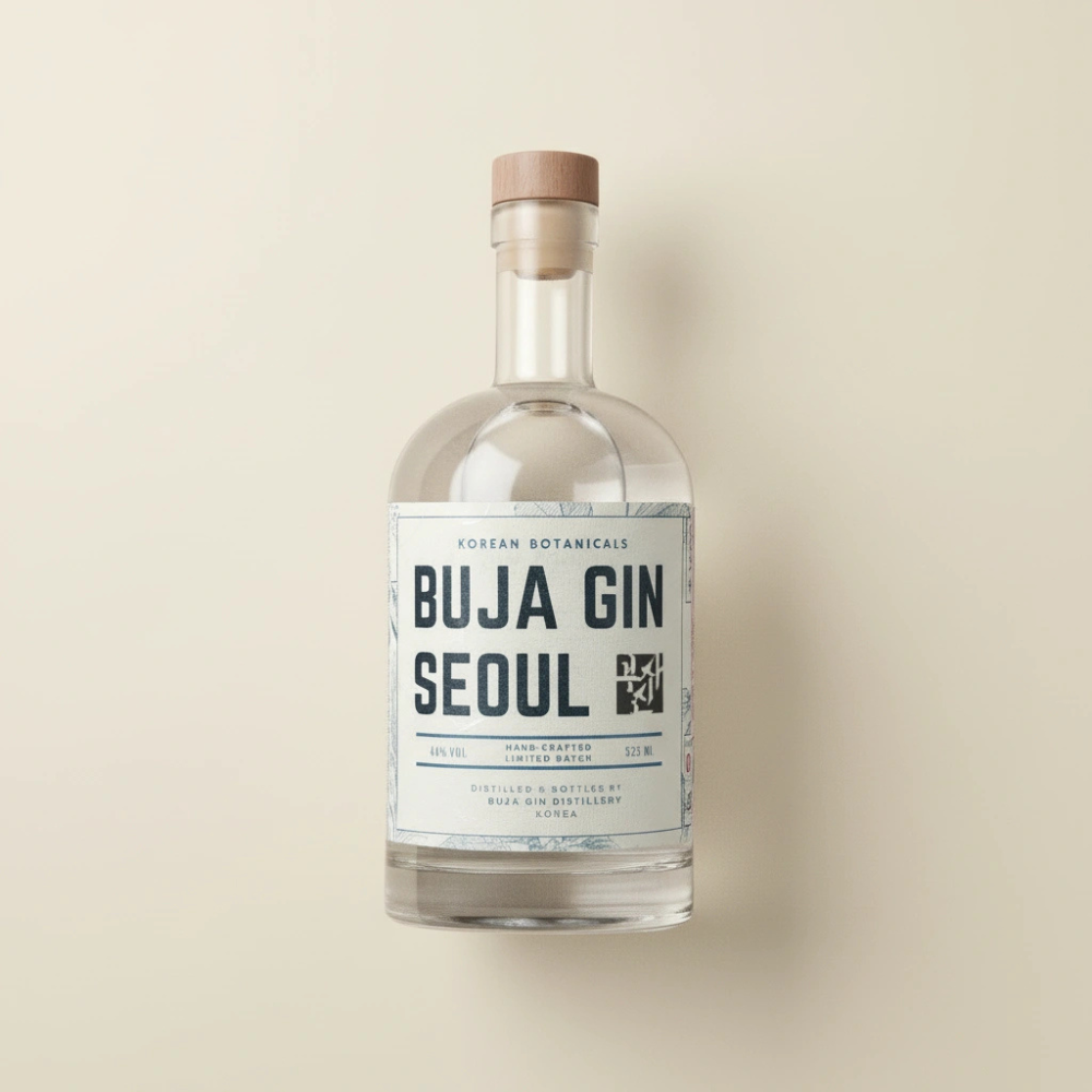 부자진 시그니처 44도 프리미엄 크래프트 진 한국 증류주 (BUJA GIN) 525ml, 1개 - 상세 이미지 2