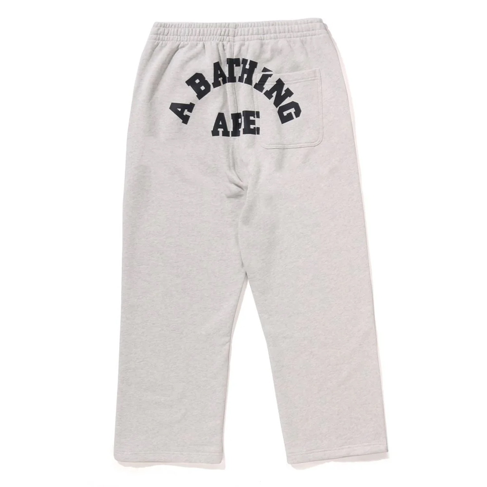 베이프 바지 COLLEGE OVERSIZED FIT WIDE LEG SWEAT PANTS 1L80-152-322 - 상세 이미지 3
