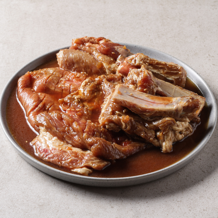 국내산 한돈 양념 돼지갈비 1kg - 메인 이미지