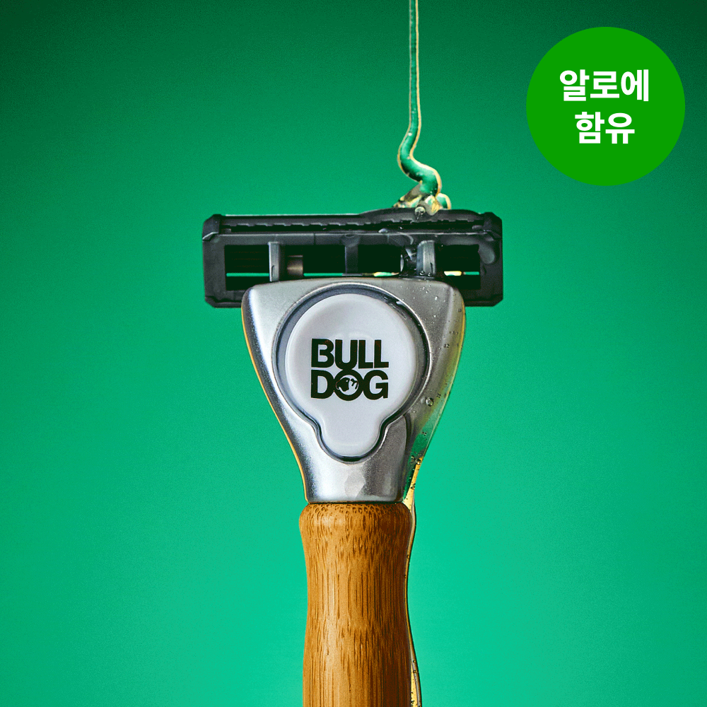 [불독] 저자극 안전 클래식 대나무 5중날 면도기 (민감성 및 트러블 피부용) - 상세 이미지 3