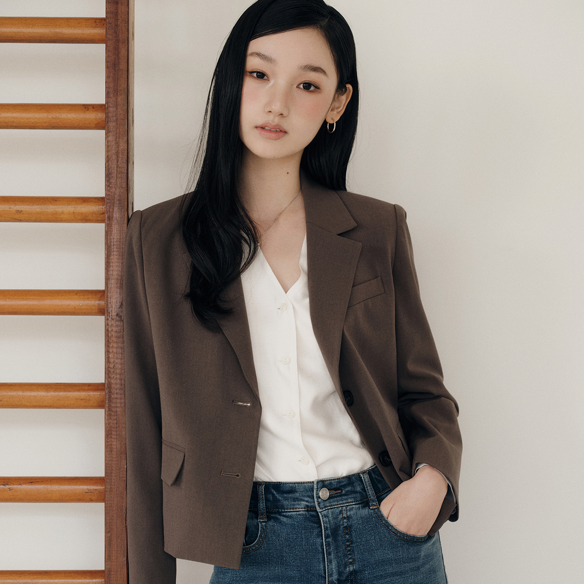 로엠 테일러드 숏 자켓 RMJKF4TR16 - 상세 이미지 2