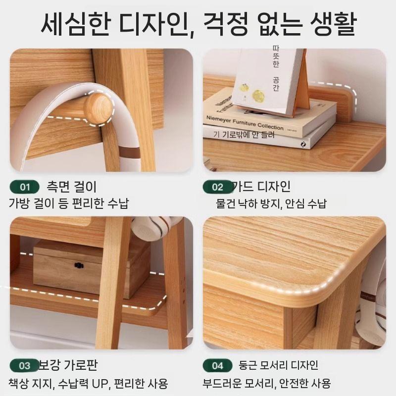 600 800 원룸 우드 미니책상 독서 테이블 조명화장대 데스크 사진수집 후 5위안 환급(고객센터 문의) - 상세 이미지 3
