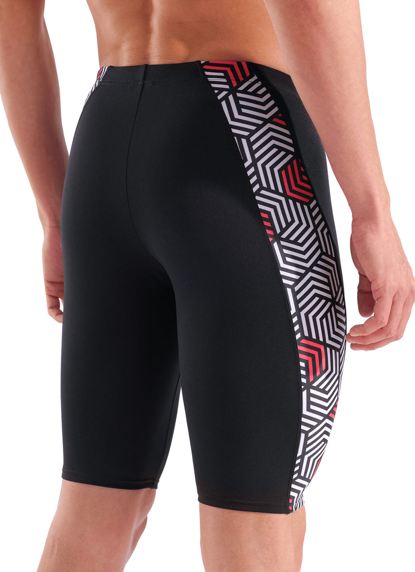 아레나 남성 지오메트리 재머 5부 수영복 Multi Black/Black, 22 - 상세 이미지 5