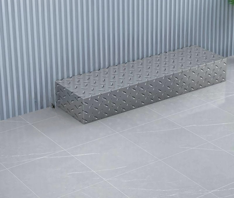 계단발판 스텐발판 미끄럼방지 상가 미끄럼 페달 작업발판 이중층 조합 80x30x18 36cm 이미지 6
