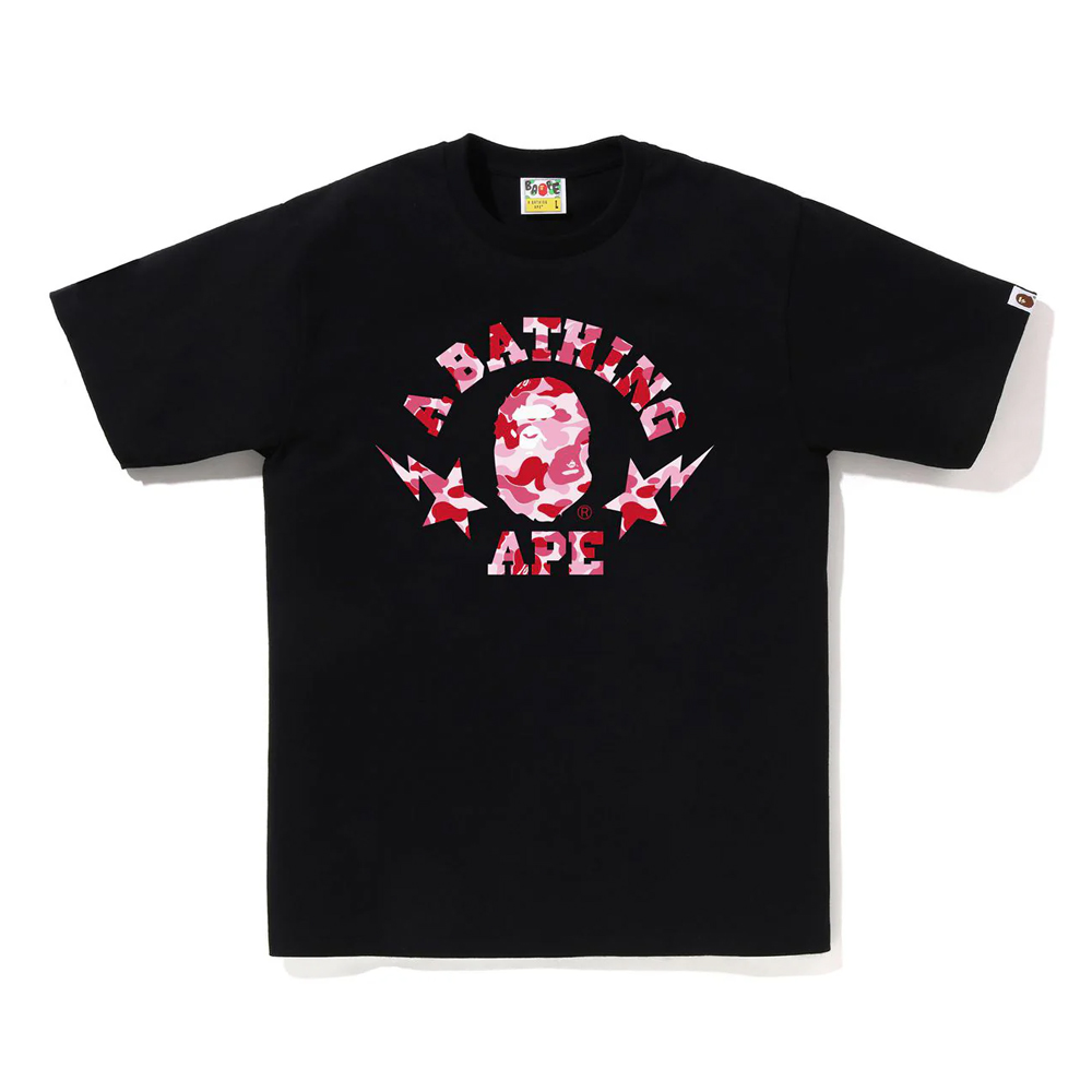 베이프 반팔티 ABC CAMO STA COLLEGE TEE 1L80-110-009 - 상세 이미지 3
