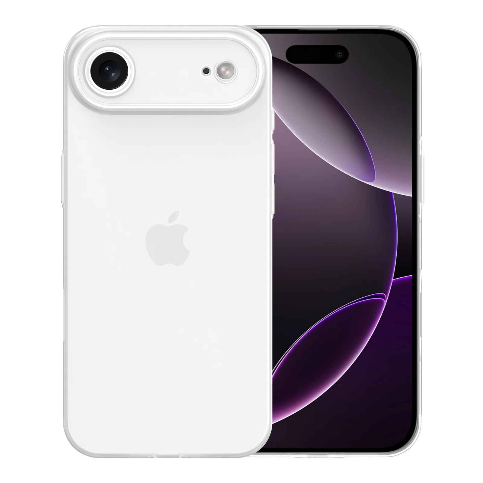 제로스킨 얇은 지문방지 케이스 스키니매트 화이트, 아이폰17 에어