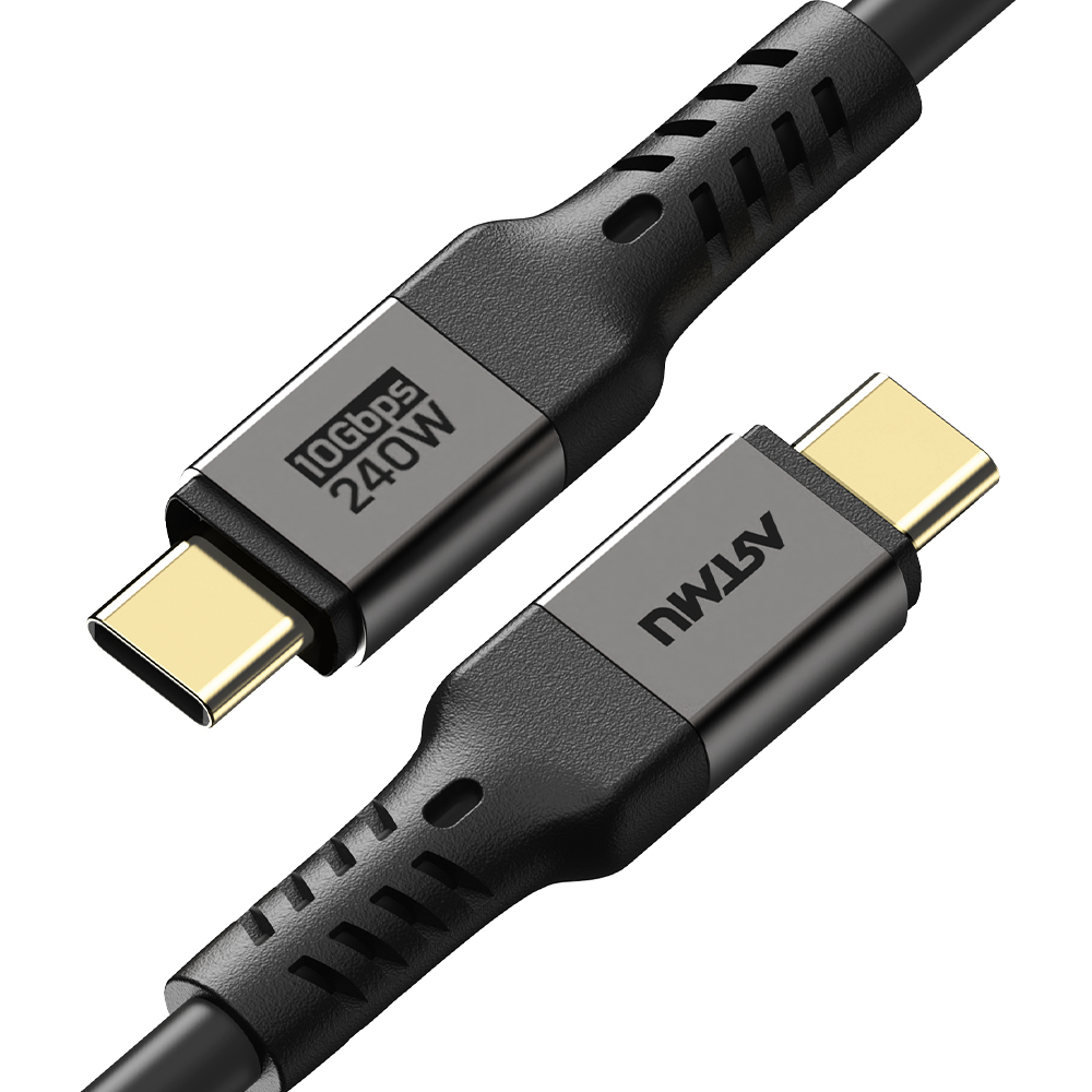 USB PD C to C 240W EPR GEN2 10Gbps 케이블 1m, 1개