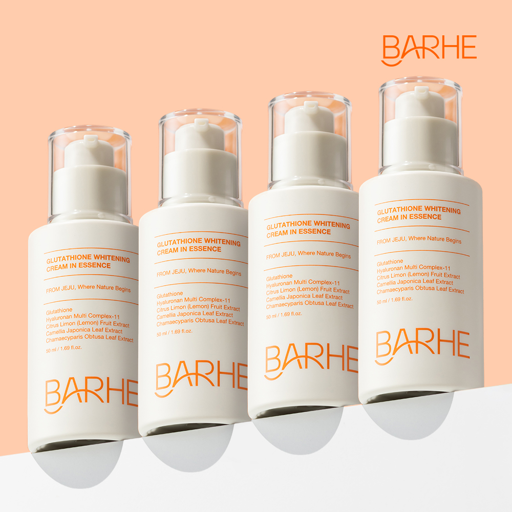 바르헤 글루타치온 화이트닝 에센스 미백 수분 모공 잡티 광채 에센스 앰플 세럼 50ml, 4개 - 메인 이미지