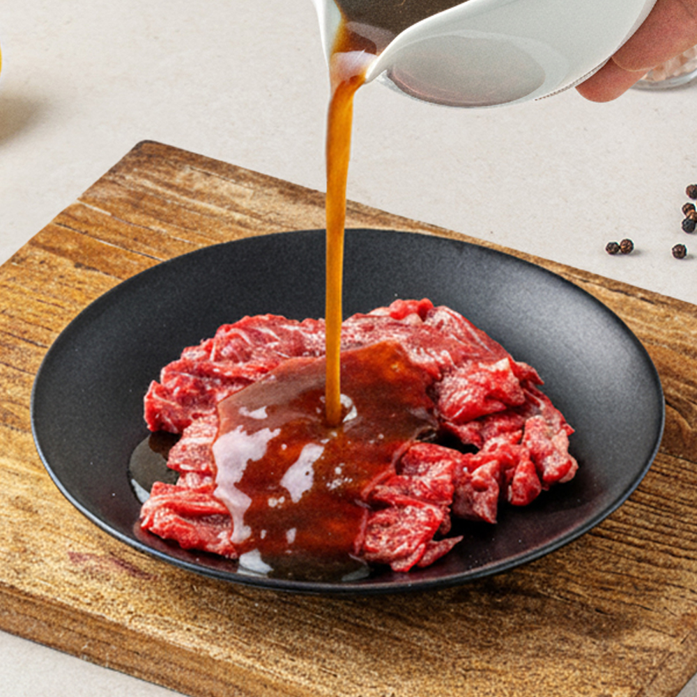 안창살 갈비양념 구이 소고기 특수부위 홈파티 500g, 1개 - 상품 이미지