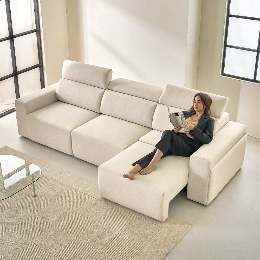 에픽 모션 슬라이딩 소파 전동 무빙 리클라이너 3인용 4인용 소파