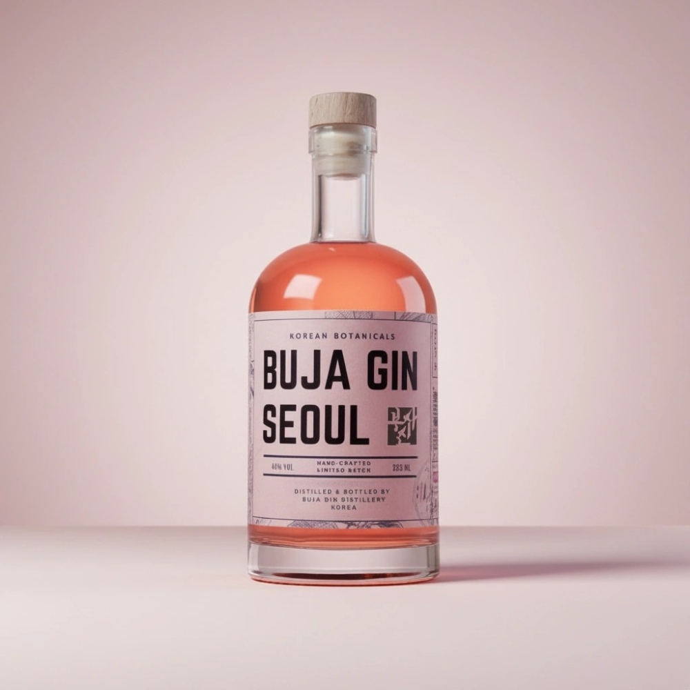 부자진 오미자 44도 집들이선물 애주가 크래프트 진 증류주 (BUJA GIN) 200ml, 1개 - 상세 이미지 5