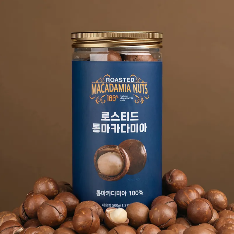 통마카다미아 로스티드 구운 껍질 500g, 2개 - 상품 이미지