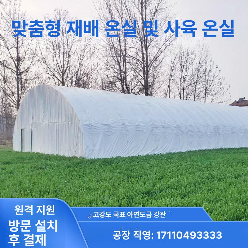 대형 비닐하우스 10m 농업용 활대 필름 농막하우스 8m 폭 10m 길이 밀폐형 - 상세 이미지 3
