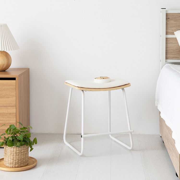 KUDDLE 쿠션 스툴 H45 SM1076E 화이트 9837.9891 - 상세 이미지 3
