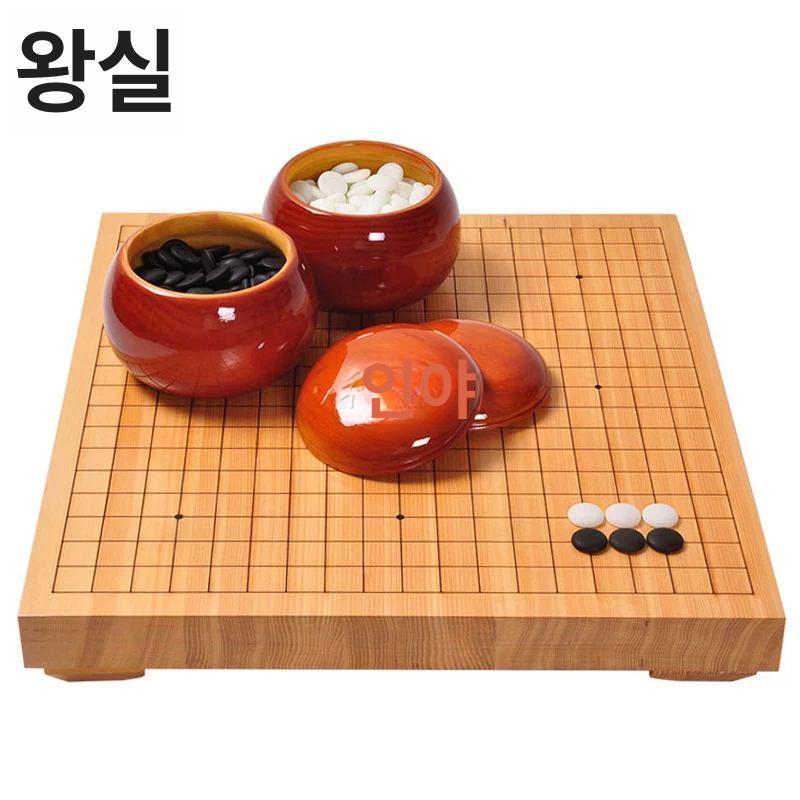 일본바둑판 좌식 세트 바둑판 비자나무 원목 노인 3cm 체스 테이블 - 상세 이미지 3