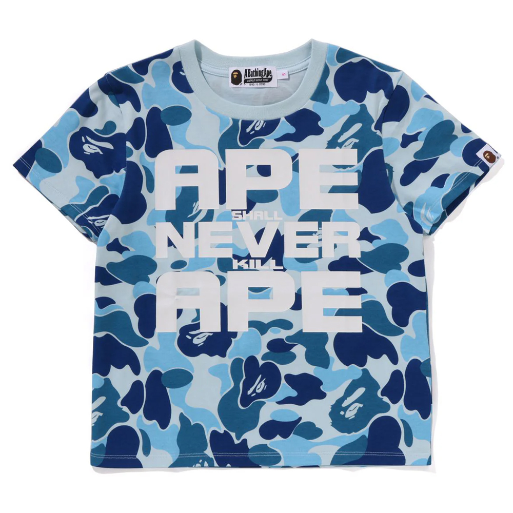 베이프 우먼즈 반팔티 ABC CAMO ASNKA TEE 1L80-209-010 - 상세 이미지 3