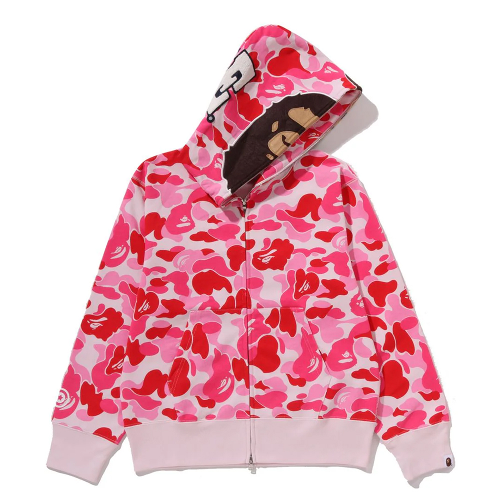 베이프 우먼즈 후드집업 ABC CAMO 2ND APE FULL ZIP HOODIE 1L80-215-006 - 상세 이미지 4