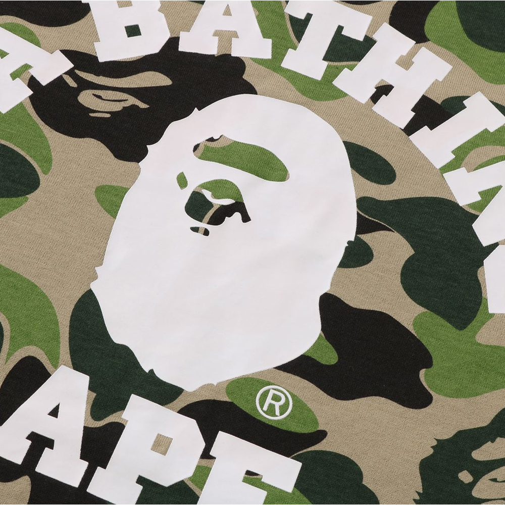 베이프 우먼즈 긴팔티 ABC CAMO COLLEGE LS TEE 1L80-211-006 - 상세 이미지 5