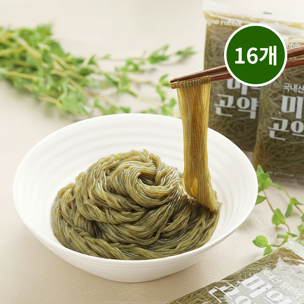 슬로우래빗 미역곤약면 32kcal 180g, 16개
