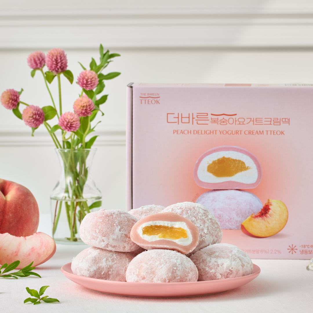 [N배송] 더바른 복숭아요거트크림떡 1box 개별포장 - 상세 이미지 5