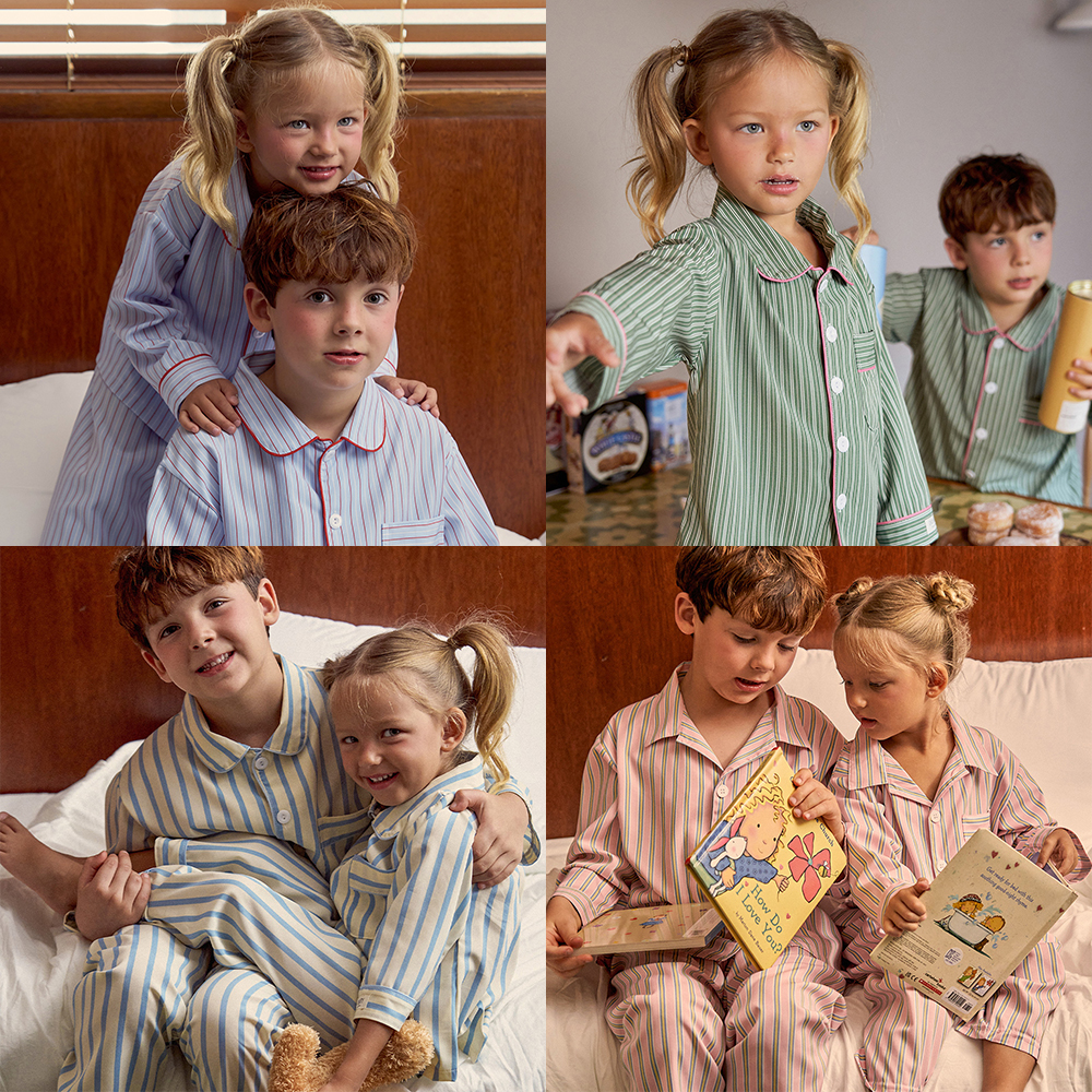 도씨 긴팔 키즈 아동 잠옷 파자마 세트 11종 제품 이미지