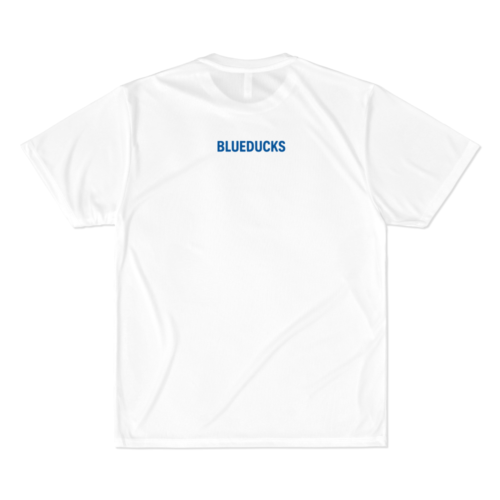 BLUEDUCKS _ 스탠다드핏 폴리 드라이 경량 반팔 티셔츠 (공용)_Never Stop Running _ 러닝 - 상세 이미지 2