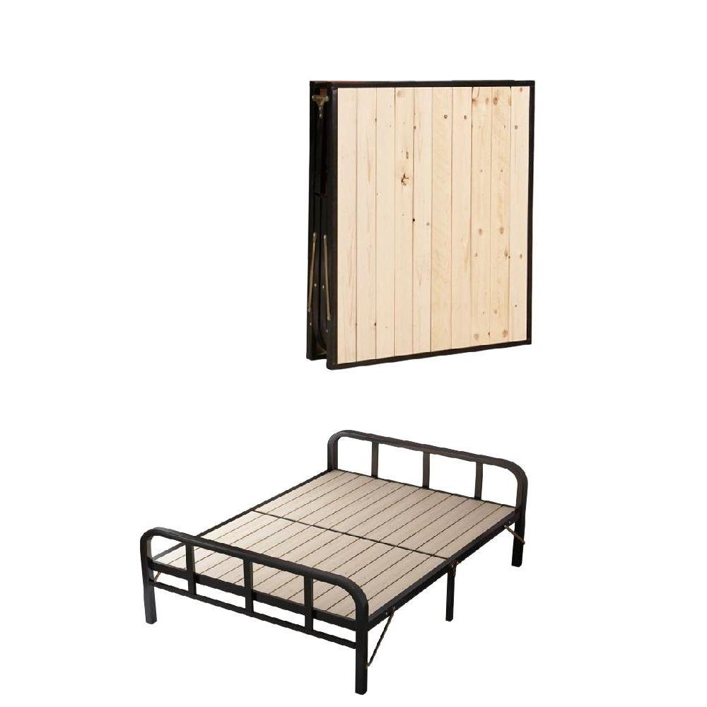 야외 마당 평상 베드 간이 폴딩 휴식 활용 공간 원목 침대판 80cm - 상세 이미지 3