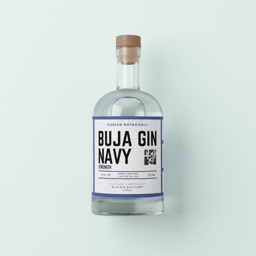 부자진 네이비스트랭스 58.8도 하이볼 진 고급 증류주 (BUJA GIN) 525ml, 1개 - 상세 이미지 2