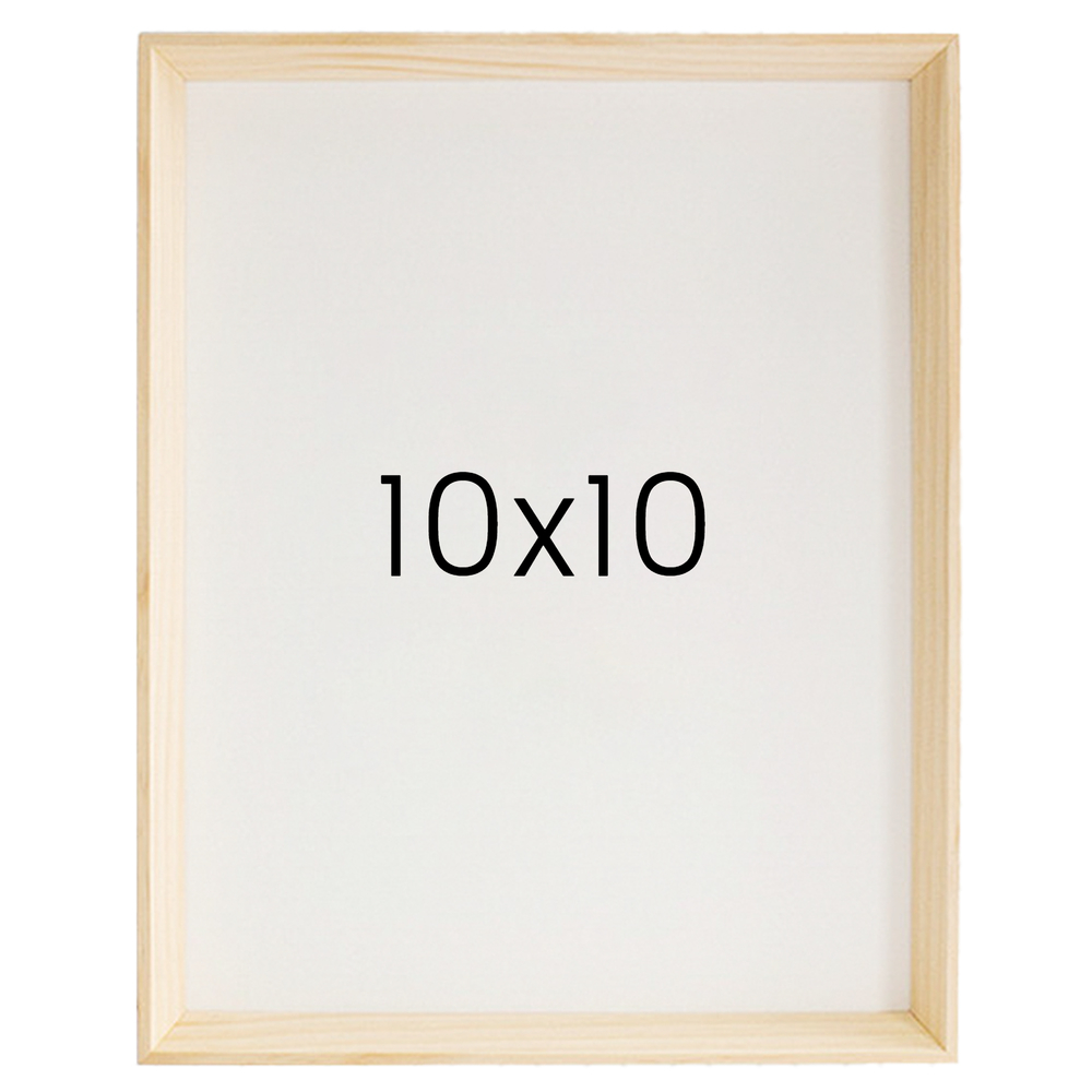 5mm트윈 원목액자 웨딩액자 그림 포스터 프레임 인테리어 10x10 254x254mm, 내츄럴 - 메인 이미지