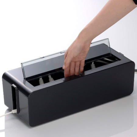 이노마타 DAON 이노마타 멀티탭 정리 케이스(대형,블랙) 전선정리 거실장정리 컴퓨터