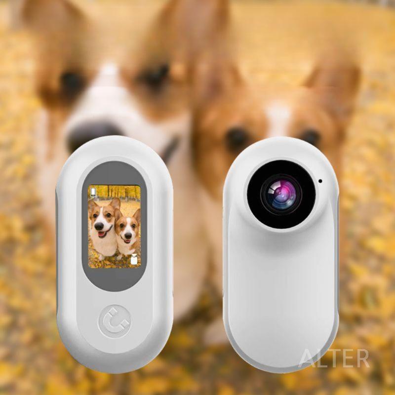 고양이 카메라 디지털 컴팩트 강아지 비디오 고화질 동물 바디 디카 강아지 전용 화이트 HD 64G 고속 메모리 카드 - 상세 이미지 2
