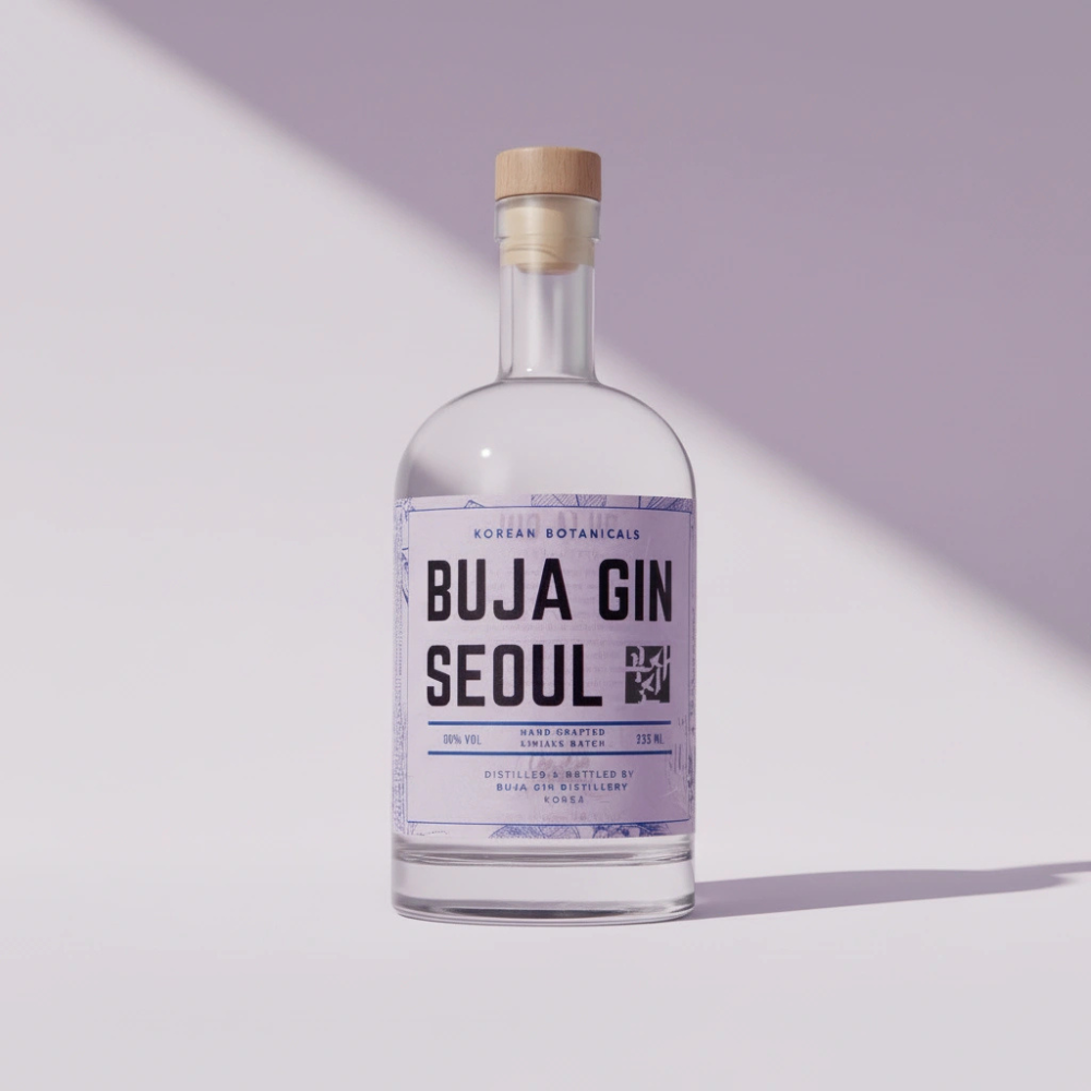 부자진 바텐더 컷 56도 소규모 소주 진 고도수 증류주 (BUJA GIN) 200ml, 1개 - 메인 이미지