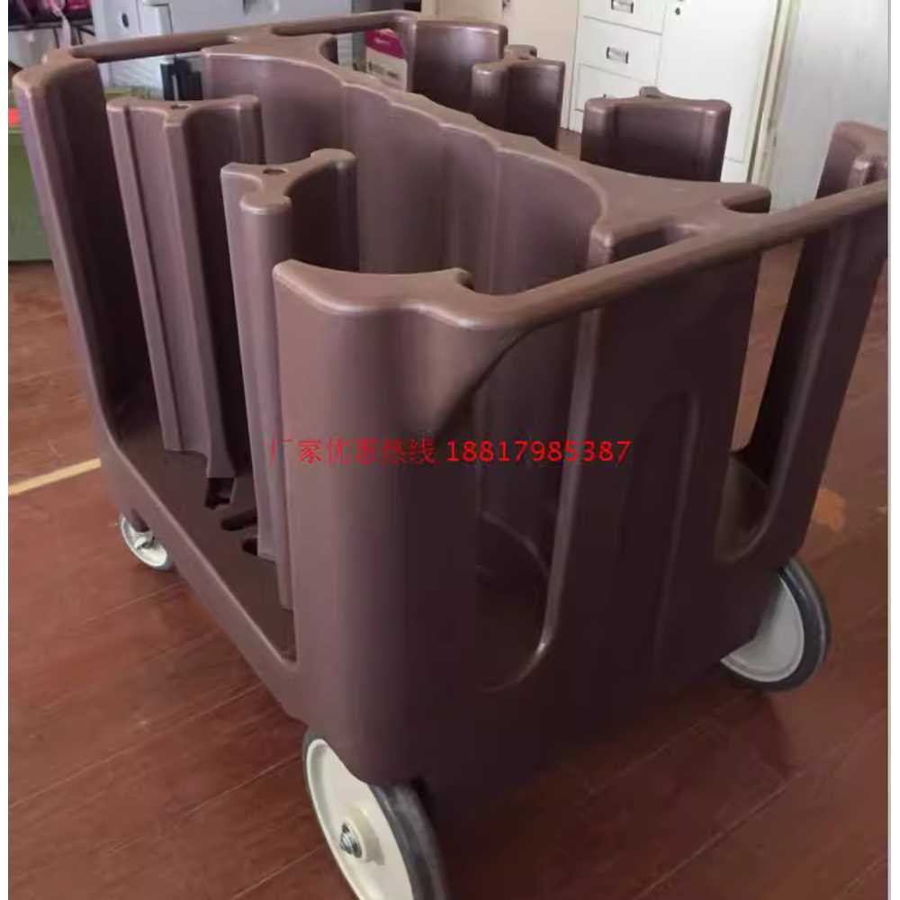 접시 손수레 운반카 호텔 뷔페 레스토랑 그릇 카트 - 상세 이미지 5