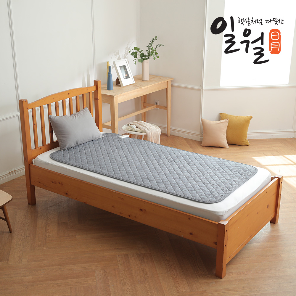 일월 전기매트 블랙오닉스 초절전형 워셔블 탄소 카본매트 전기장판 싱글