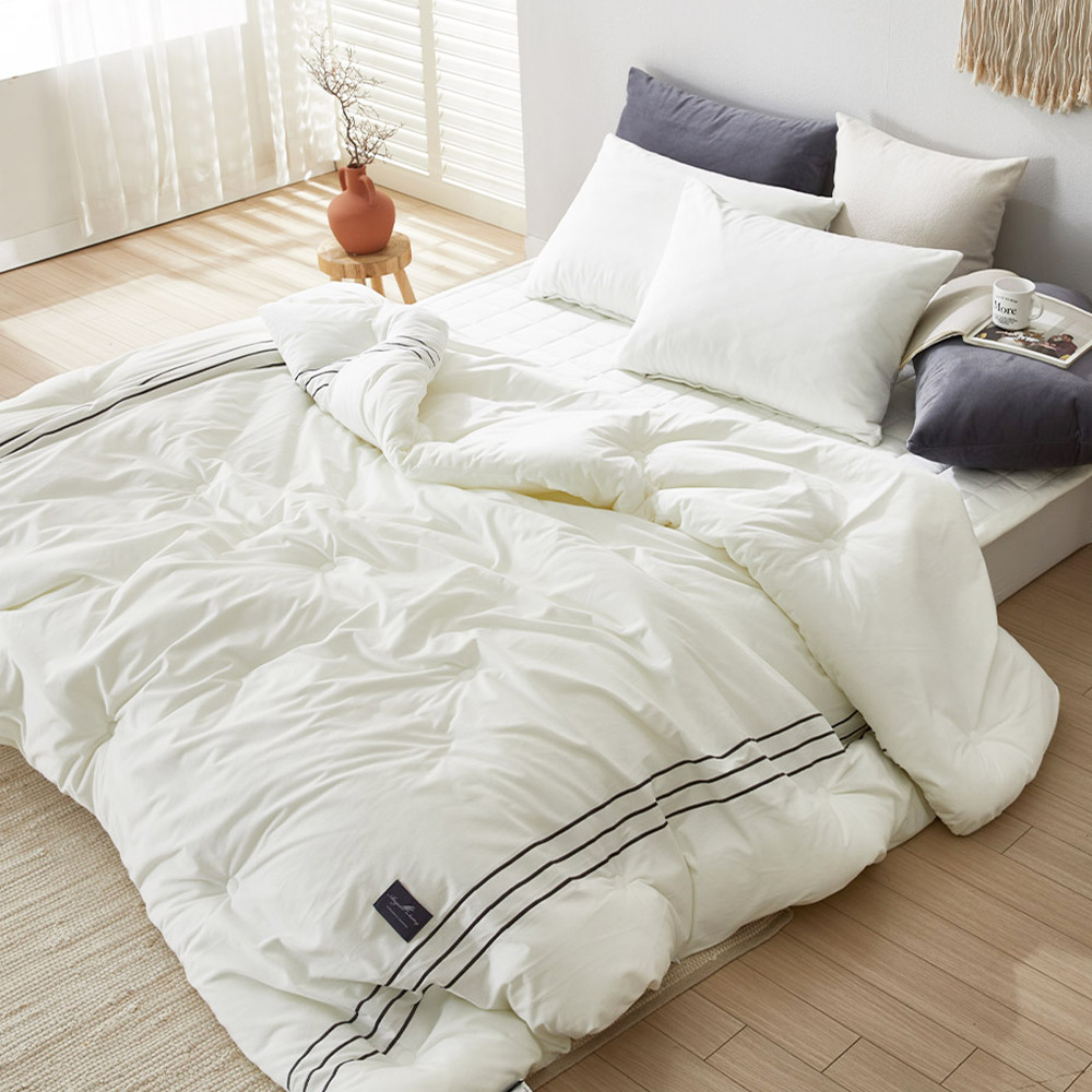 극세사 알러지케어 호텔 구름 가을 두꺼운 겨울 이브자리 극세사 차렵 이불 SS