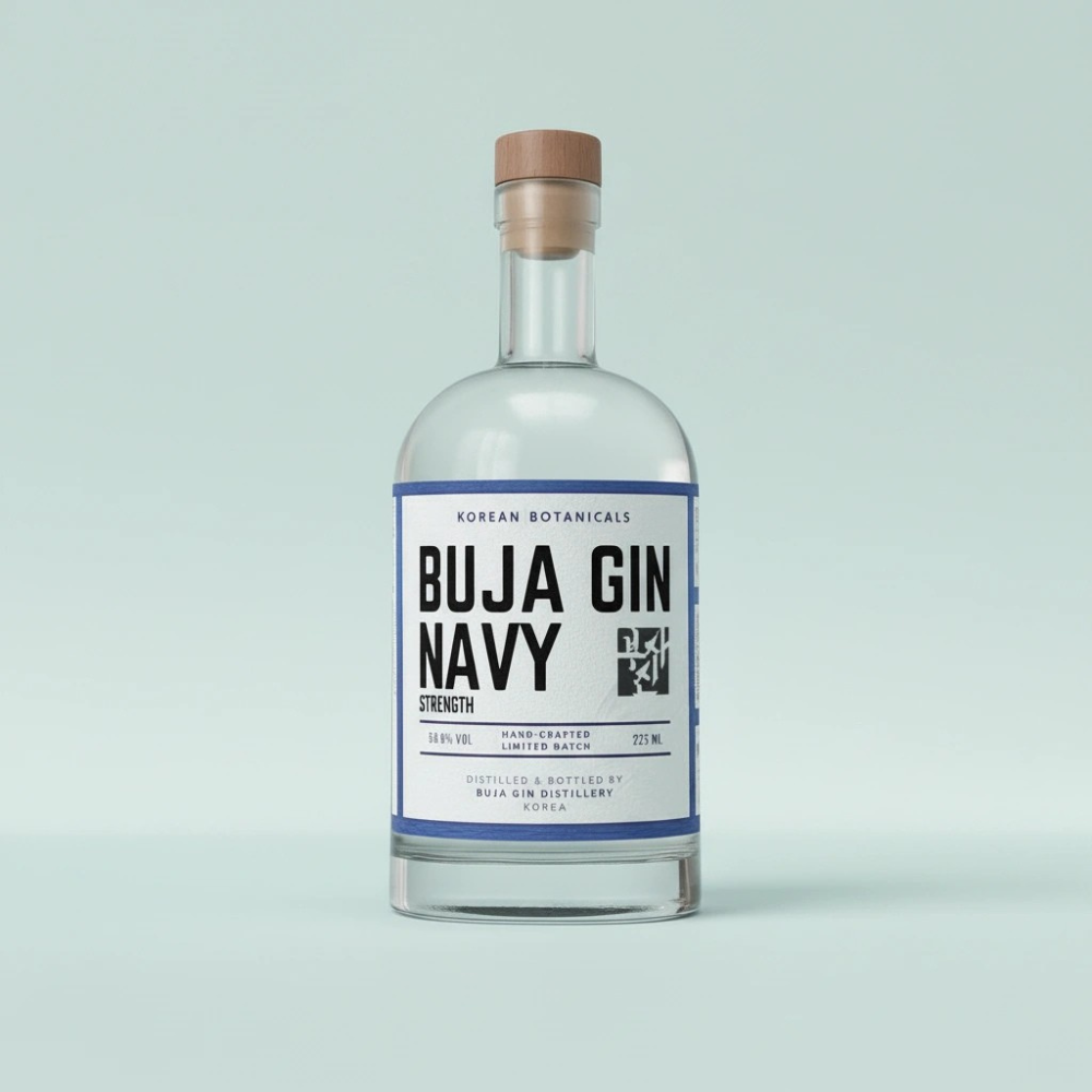 부자진 네이비스트랭스 58.8도 하이볼 진 고급 증류주 (BUJA GIN) 525ml, 1개 - 상세 이미지 3