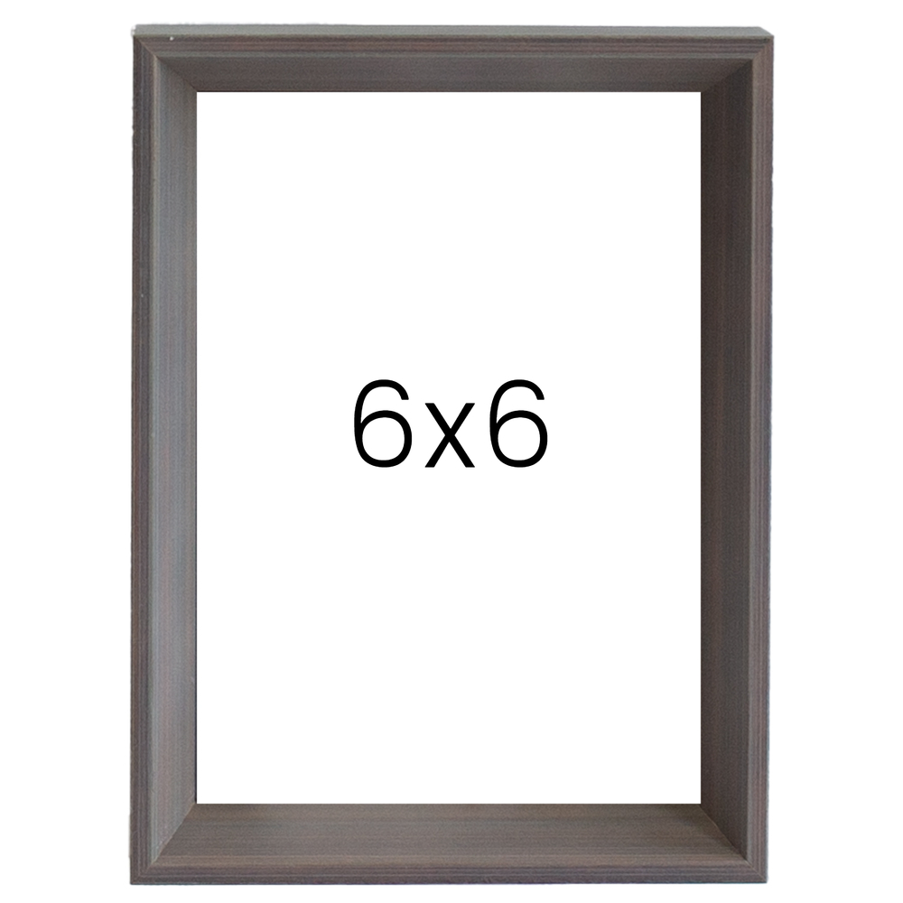 5mm트윈 나무액자 사진액자 웨딩 포토테이블 인화 탁상 소형 6x6 152x152mm, 그레이 - 메인 이미지
