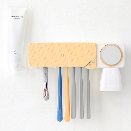 유토렉스 프리미엄 더블케어 UV 히팅건조 듀얼 칫솔살균기