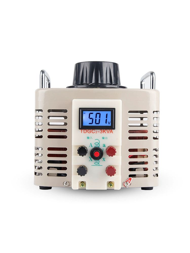 슬라이닥스 삼상 출력 공급장치 변압기 가변 대형 전압조정기 전압 승압기 트랜스 TDGC2-5KVA 0-300V - 상품 이미지